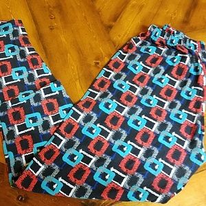 Agnes & Dora leggings size XL super soft colorful